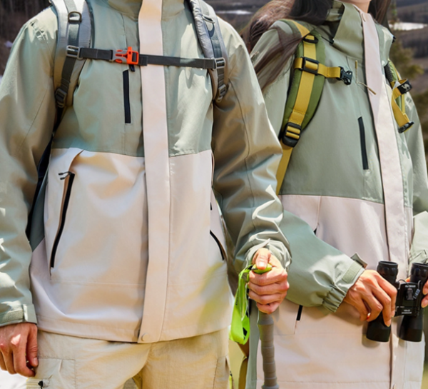 防风防雨工作服、登山服外套、定制绣印logo
